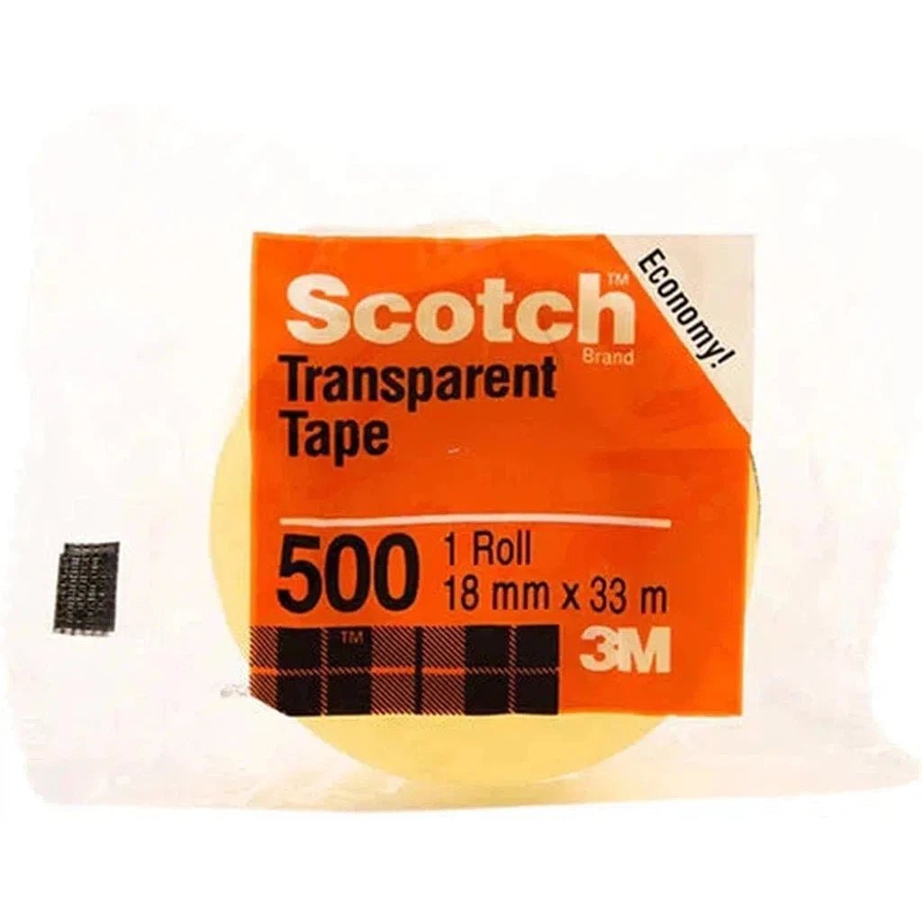 3M Scotch 500-1236C Scotch Utility Tape 1/2 In 36 Yd 3M