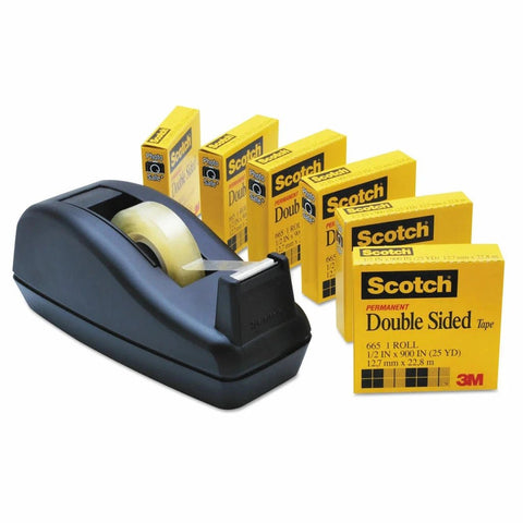 3M Scotch 665 Permanent Double-Sided Tape 3/4 inch 36YRD 3M