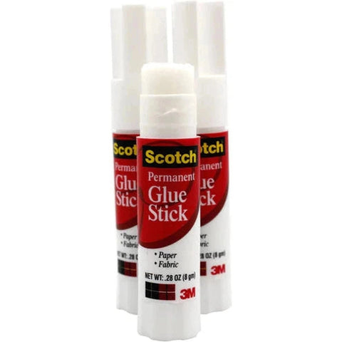 3M Scotch White Glue Stick 6020-12D-Glb - 20Gm 3M