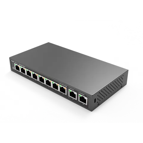 Reyee 8-Port 10/100Mbps Desktop Unmanaged Poe Switch Rg-Es110D-P Ruijie