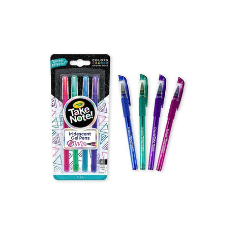 4 CT IRIDESCENT GEL PENS ColorWaves