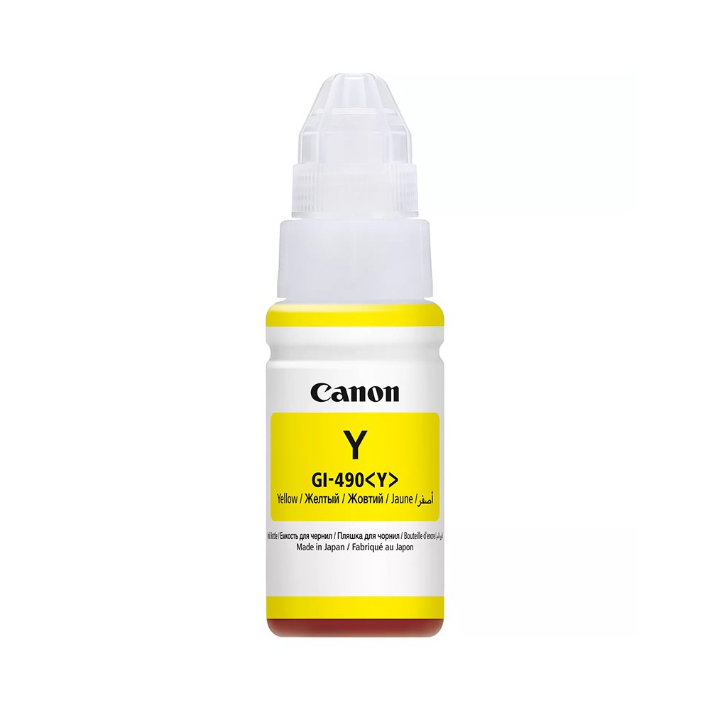 Canon GI-490 Yellow (0666C001) Ink Bottle Canon