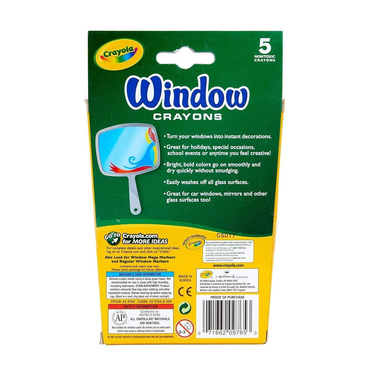 5 ct window Crayons ColorWaves