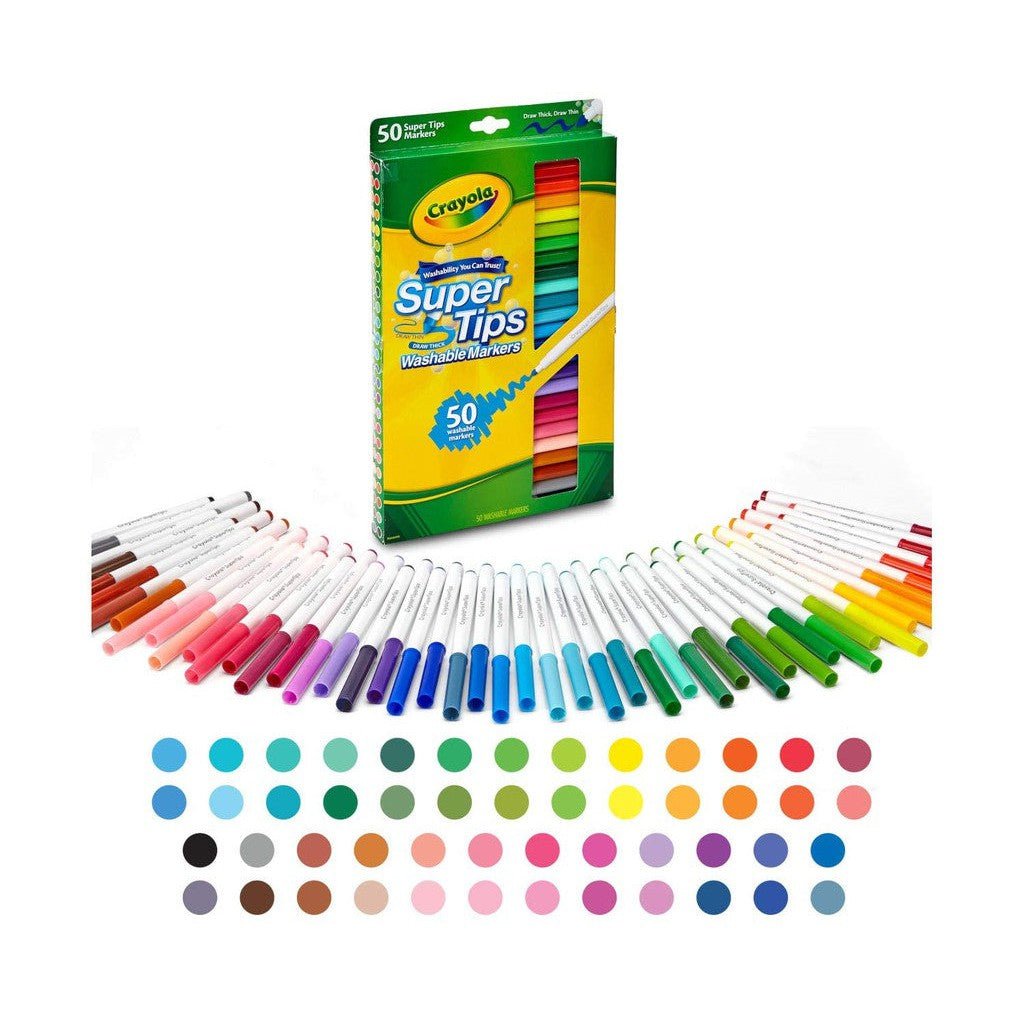 50 ct Washable Super Tips w/Si ColorWaves