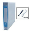 50Mm Pvc 2D White Ring File A4 Insert Binder Alba Rado Box Of 12Pcs ColorWaves