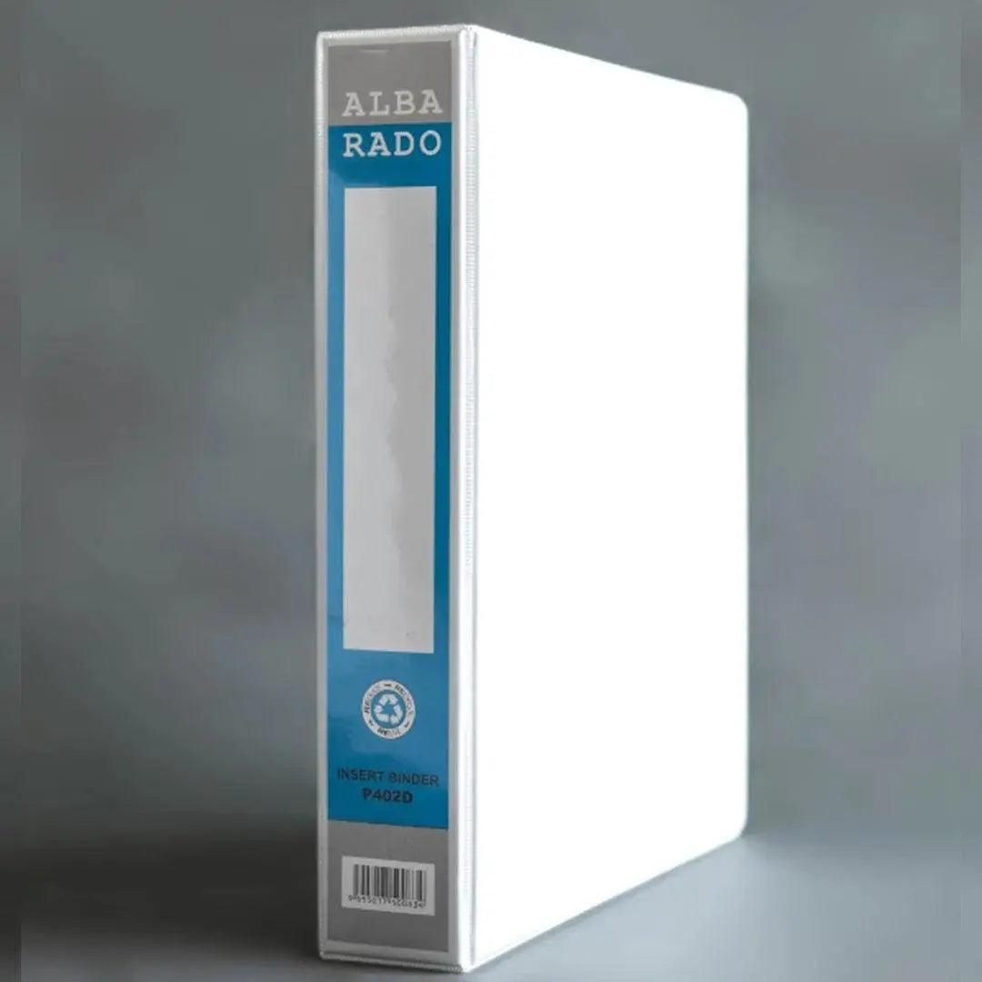 50Mm Pvc 2D White Ring File A4 Insert Binder Alba Rado Box Of 12Pcs ColorWaves