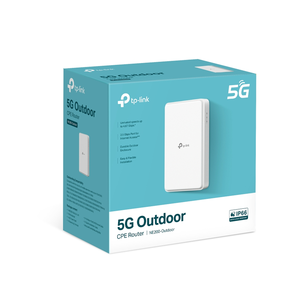 TP-Link Archer NE200 5G Outdoor CPE Router, 2.5GE Port TP-Link