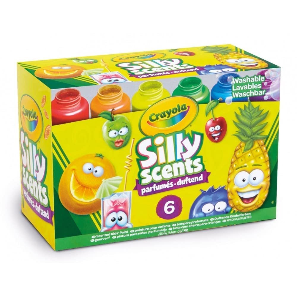 6 CT SILLY SCENTS WASHABLE KIDS PAINT ColorWaves