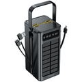 60,000mAh Power Bank Green Lion Solar X PD 20W Fast Charging - Black Green Lion