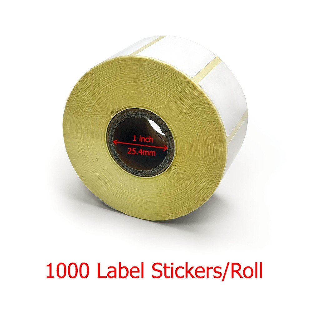 Barcode Roll 38mm x 25mm1000 Labels ColorWaves