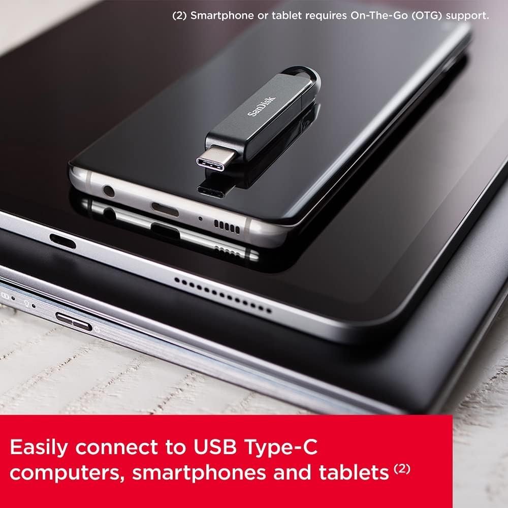 Sandisk 128Gb Ultra Usb Type-C Flash Drive Speed Up To 400Mb/S - Sdcz460 Sandisk