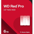 Wd Red Pro 6Tb Nas Hard Drive - 7200 Rpm Class, Sata 6 Gb/S, 256 Mb Cache, 3.5 - Wd6003Ffbx ColorWaves
