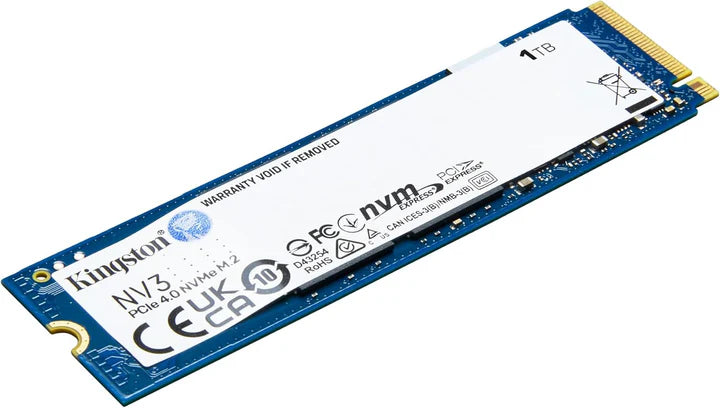 Kingston NV3 1TB NVMe SSD Gen4 Upto 6000Mb/s-SNV3S/1000G Kingston