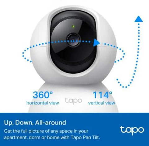 TP-Link Tapo Pan/Tilt Home Security Wi-Fi- Camera (TAPO C200C) TP-Link