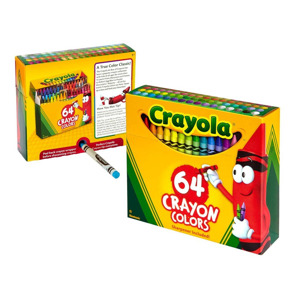 64 ct - Non - Paggable Crayon Colors ColorWaves