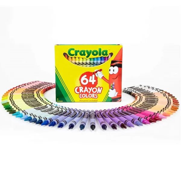 64 ct - Non - Paggable Crayon Colors ColorWaves