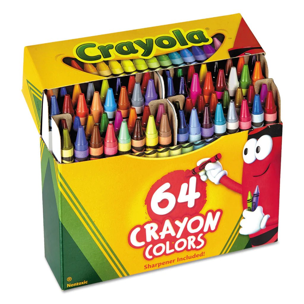 64 ct - Non - Paggable Crayon Colors ColorWaves