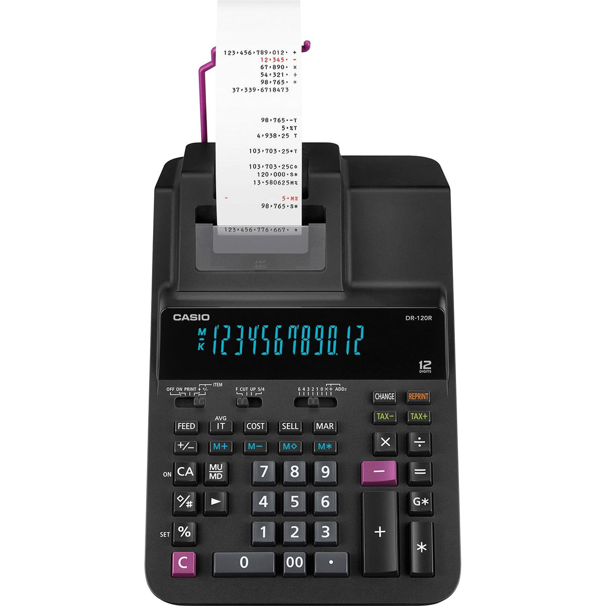 Casio Calculator DR-120R-BK Casio