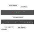 Jasoz G151 4K@30Hz 4-Port HDMI Splitter 1 in 4 out Jasoz