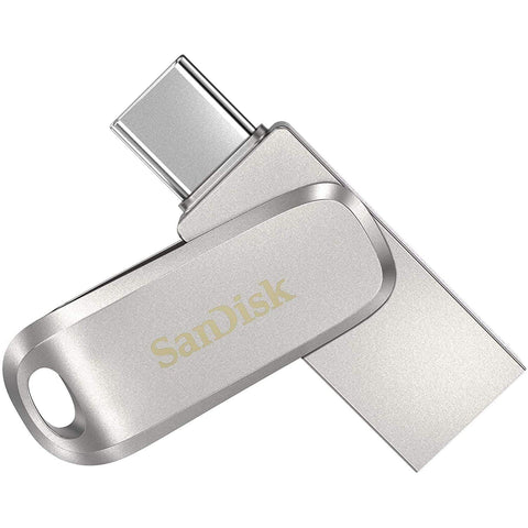 Sandisk Ultra Dual Drive Luxe Flash Drive – 1Tb / 400Mb/S/ Usb 3.2 Gen 1 / Type-C / Silver Sandisk