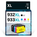 932XL 933XL Compatible Ink Cartridge Combo Pack ColorWaves