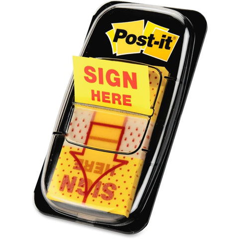 Post It 3M Flags Sign Here 50 flags/Pck 3M