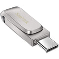 Sandisk Ultra Dual Drive Luxe Flash Drive – 1Tb / 400Mb/S/ Usb 3.2 Gen 1 / Type-C / Silver Sandisk