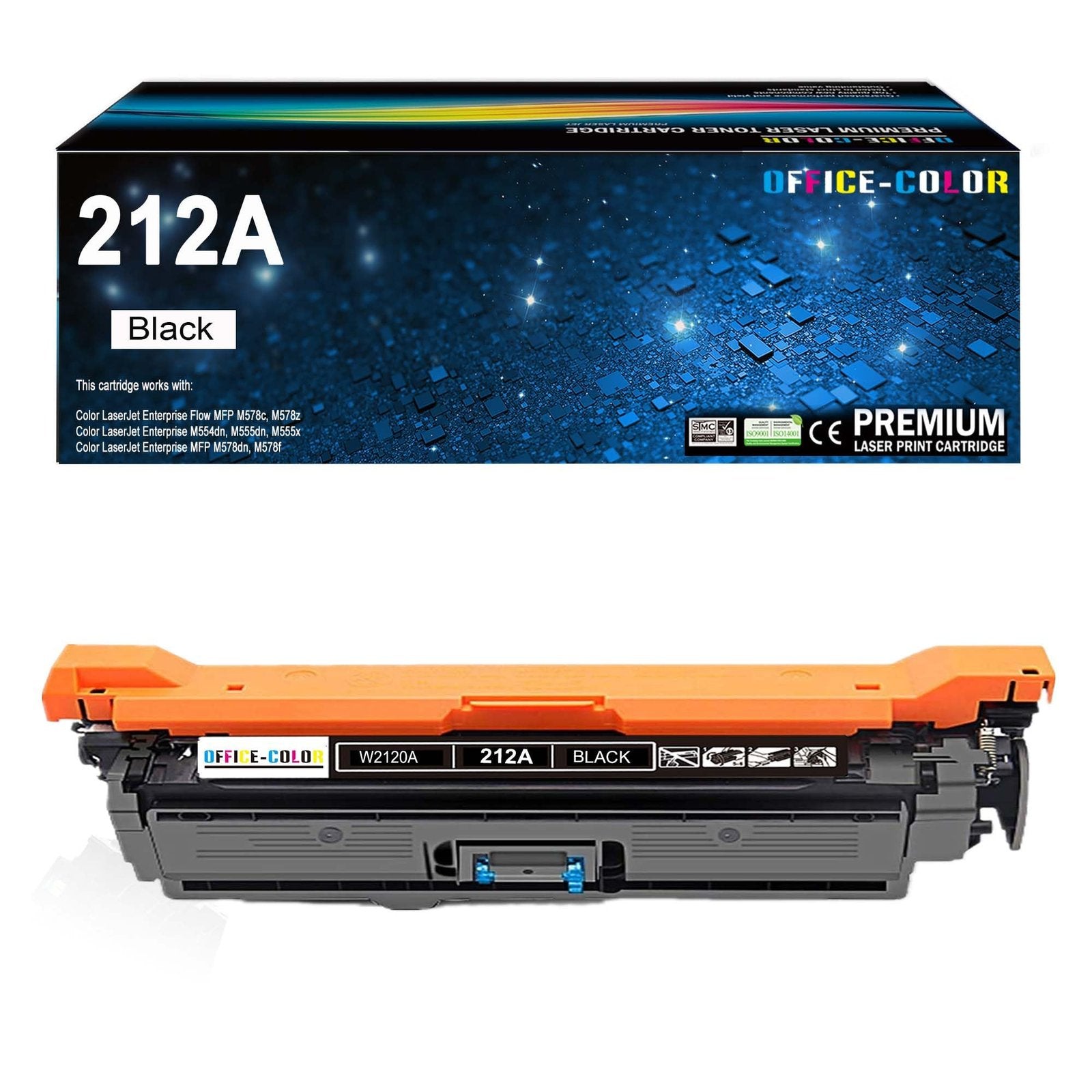 Compatible HP 212A Black Toner Cartridge - (W2120A) HP