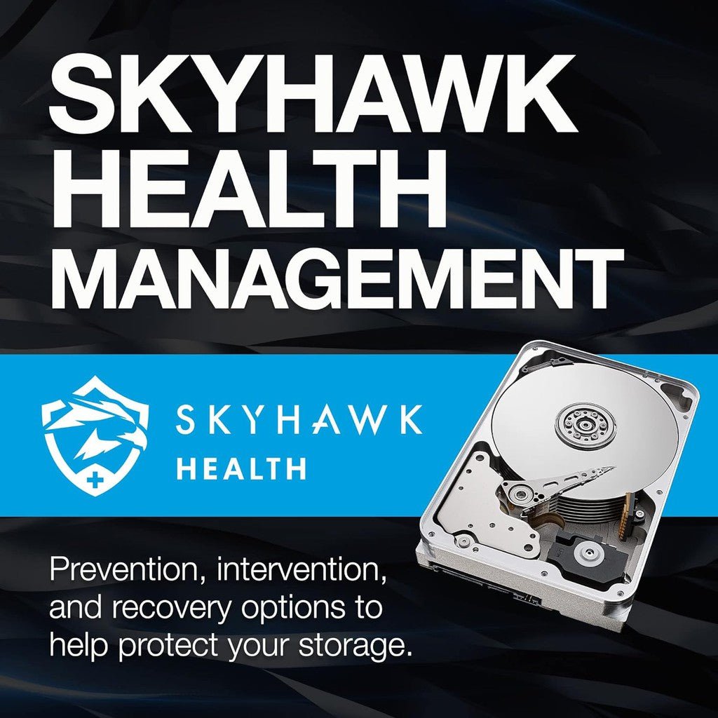 Seagate Skyhawk AI 10 TB Video Internal Hard Drive HDD (ST10000VE001) ColorWaves