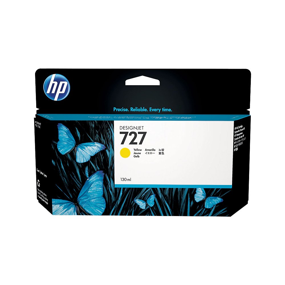 HP 727 130-ml Yellow DesignJet Ink Cartridge (B3P21A) HP
