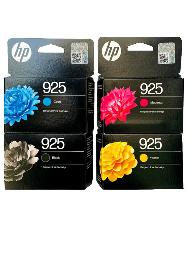 Hp 925 4-Color Ink Cartridge Set HP