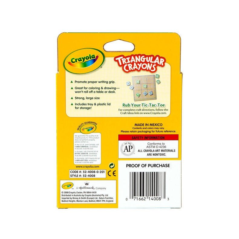 8 ct triangular Crayons ColorWaves