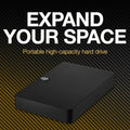 Seagate Expansion 1TB External HDD USB 3.0 for Windows and Mac with 3 yr Data Recovery Services (STKM1000400) ColorWaves