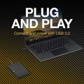 Seagate Expansion 1TB External HDD USB 3.0 for Windows and Mac with 3 yr Data Recovery Services (STKM1000400) ColorWaves