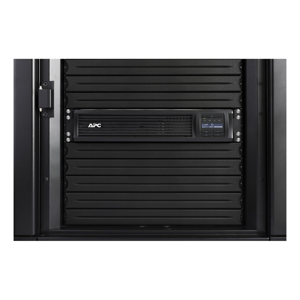APC Smart-UPS, Line Interactive, 1500VA, Rackmount 2U, 230V, 4x IEC C13 outlets, SmartConnect Port+SmartSlot, AVR, LCD ColorWaves
