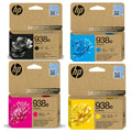 HP 938e EvoMore 4-Color set of High Capacity Ink Cartridges for HP Officejet Pro 9730 9110 9120 9130 9720 Series Printers HP