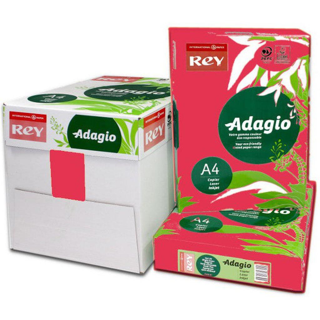 A4 80Gsm Adagio Red Paper ColorWaves