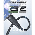 ACEFAST C3-03 USB-C To USB-C TPE Charging Data Cable - Black ColorWaves