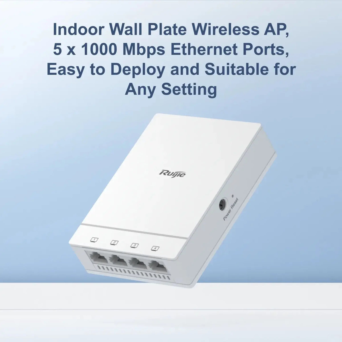 Ruijie Wall Plate Wi-Fi 6 (802.11Ax) Access Point Rg-Ap180 Ruijie
