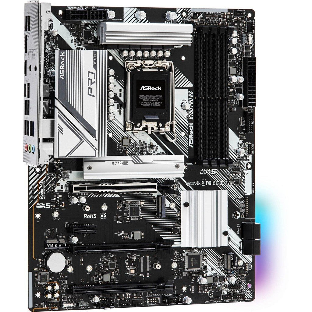 ASRock B760 Pro RS LGA 1700 DDR5 ATX Motherboard ColorWaves