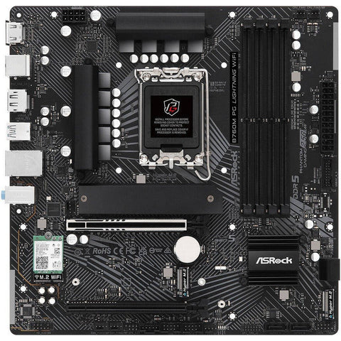 ASRock B760M PG Lightning D5 MATX WIFI Intel LGA 1700 Motherboard ColorWaves