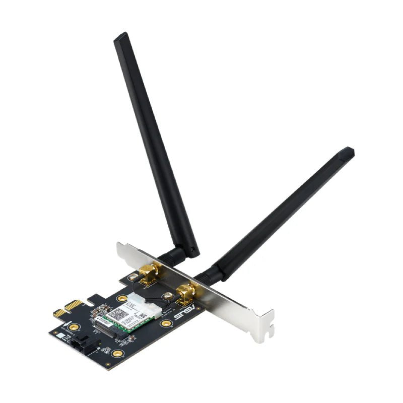 ASUS (PCE-AX3000) Dual Band PCI-E Wi-Fi 6 Adapter - 5GHz (2402 Mbps) / PCI-E ColorWaves