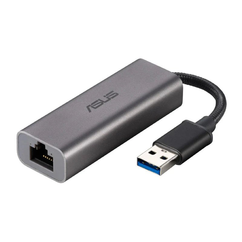 ASUS (USB-C2500) Ethernet Adapter - USB 3.2 Gen1 Type-A / LAN ColorWaves