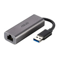ASUS (USB-C2500) Ethernet Adapter - USB 3.2 Gen1 Type-A / LAN ColorWaves