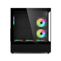 Acer V930B Mid Tower Two Panel Front & Left Side Tempered Glass Case with 6 RGB Fans - Black ColorWaves