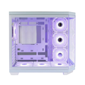 Acer V950 Mid Tower Two Panel Front & Left Side Tempered Glass Case with 7 RGB Fans - White ColorWaves