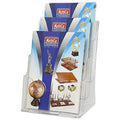 Acrylic 3 Compartments Stand A4 Size ColorWaves