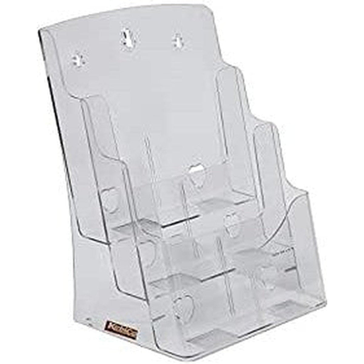Acrylic 3 Compartments Stand A4 Size ColorWaves