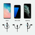 Anker 3 in 1 PowerLine II (0.9m) C89 - Black ColorWaves