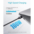 Anker 322 USB-C to USB-C Cable - 60W / 0.9 Meter / Black ColorWaves